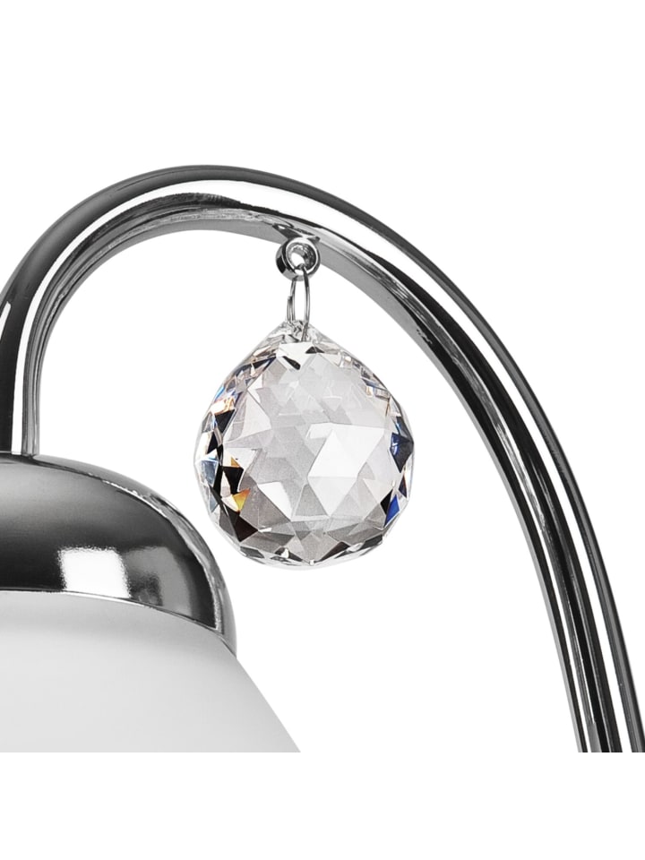Licht-Erlebnisse Wandlampe in Chrom Weiß günstig kaufen onesize