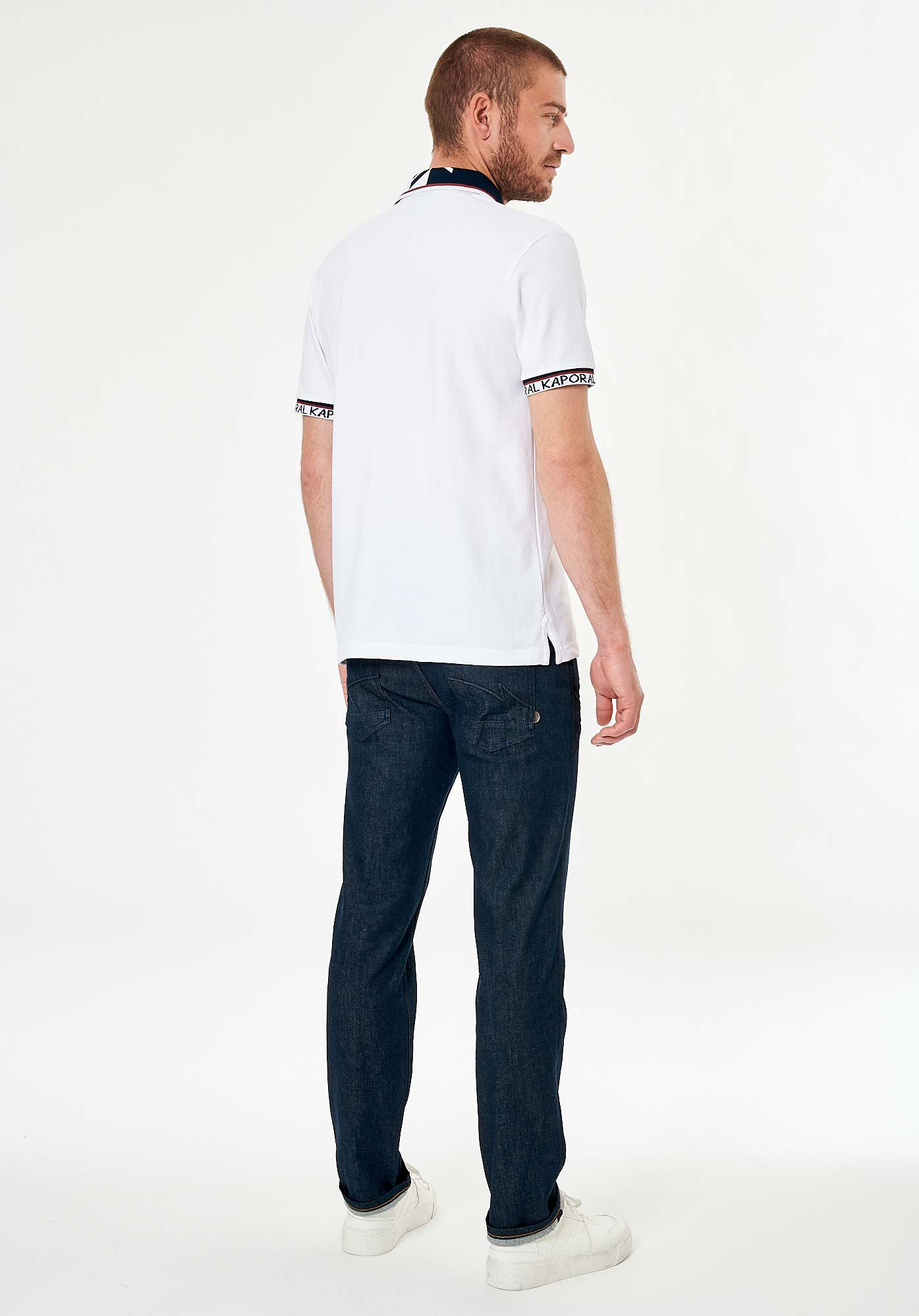 TETRO  Polo blanc homme