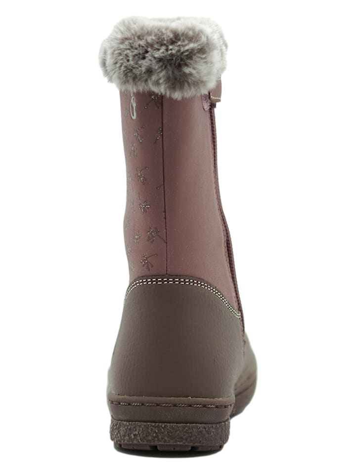 lamino Leder-Boots in Mauve günstig kaufen