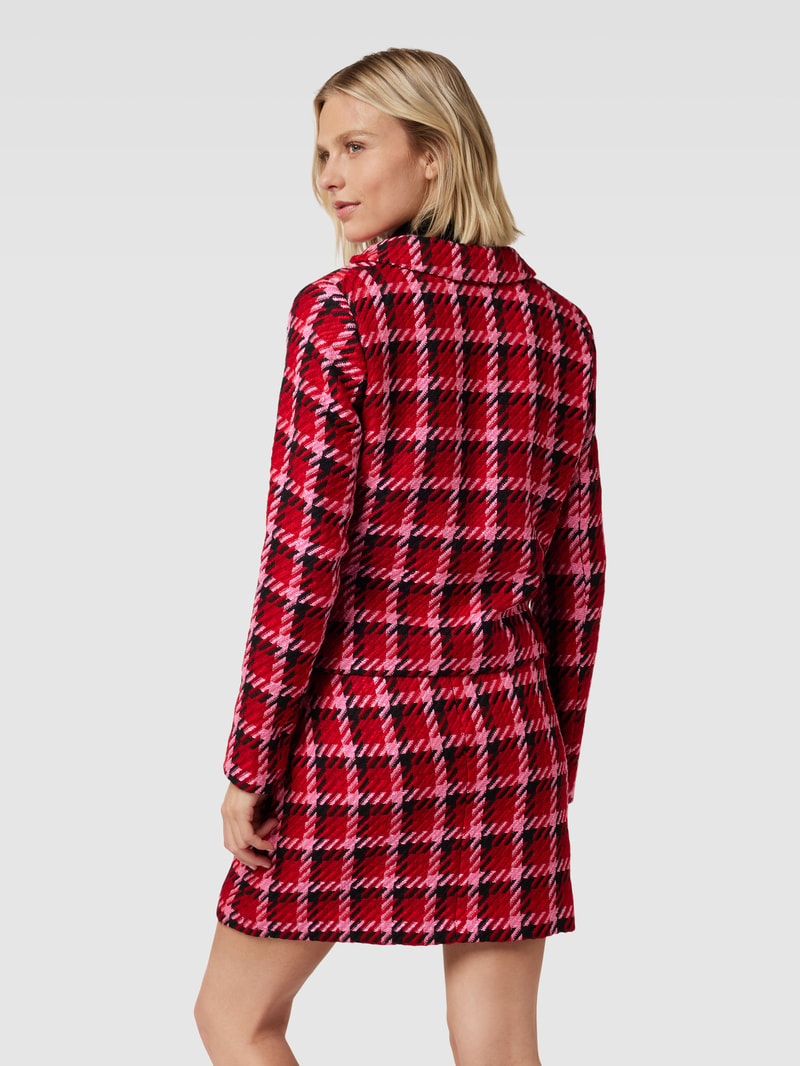 Blazer mit Allover-Muster in rot