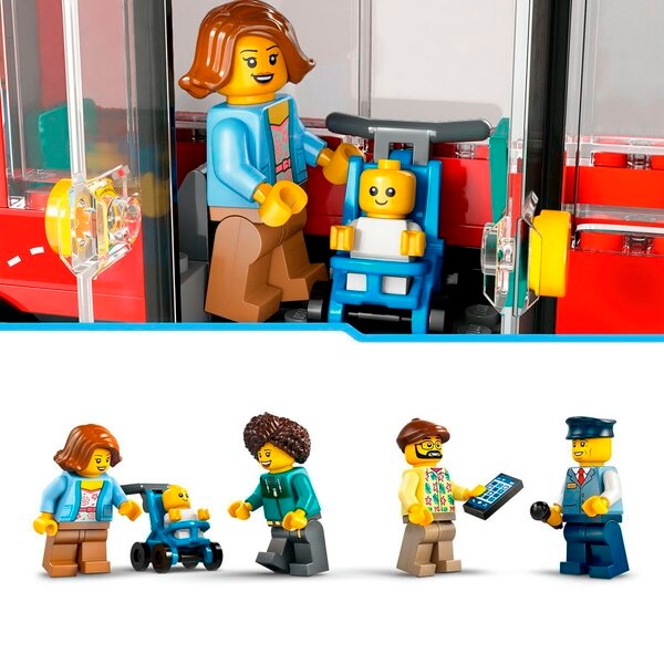 LEGO City 60407 Czerwony piętrowy autobus turystyczny