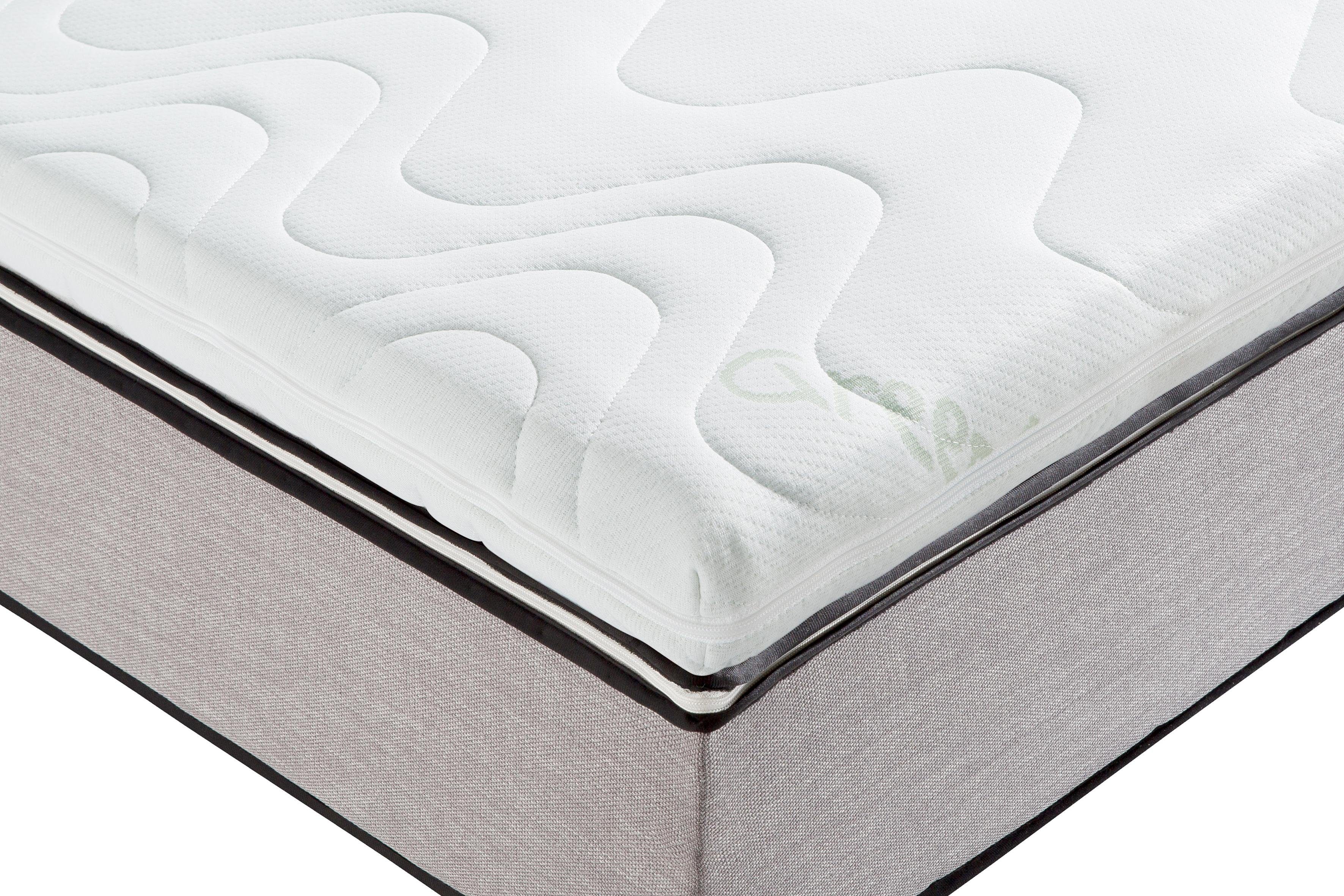 Topper Greenfirst Soft, Beco, 8 cm hoch, Gelschaum, Topper in 90x200 cm und diversen Größen, Matratzentopper mit Gelschaum