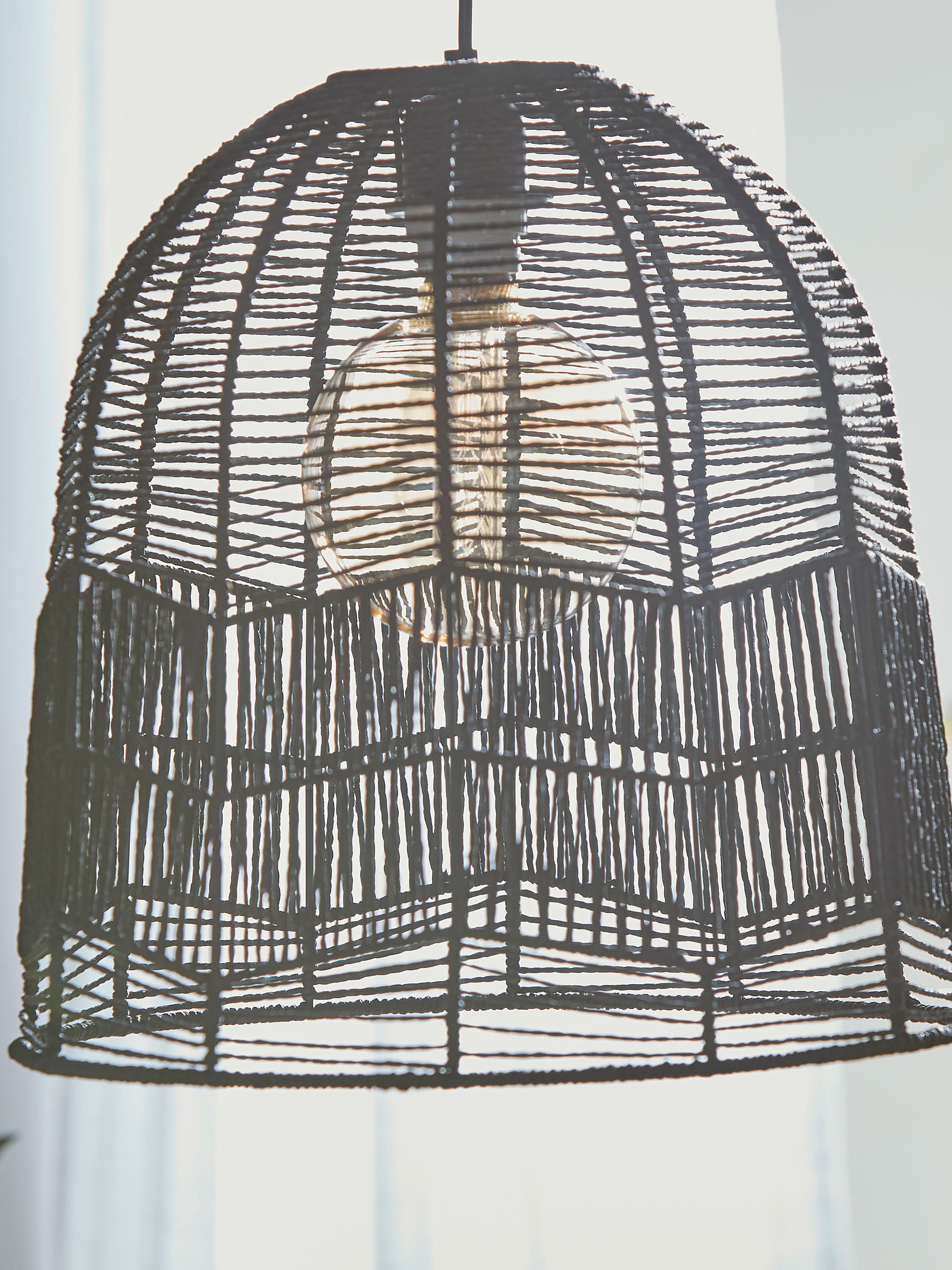 Hadano Hängeleuchte, Schwarz
