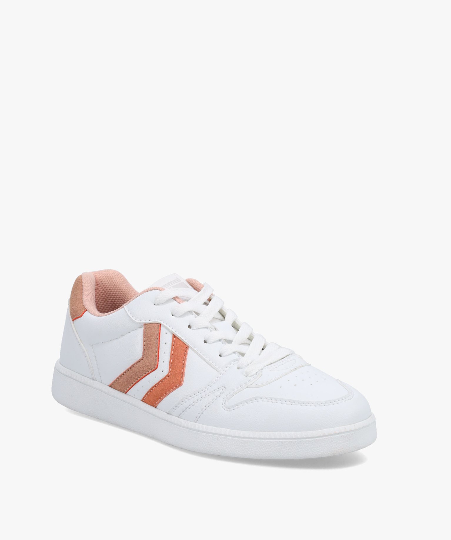 Baskets femme à bandes contrastantes – Hummel HandPerfekt blanc | GEMO