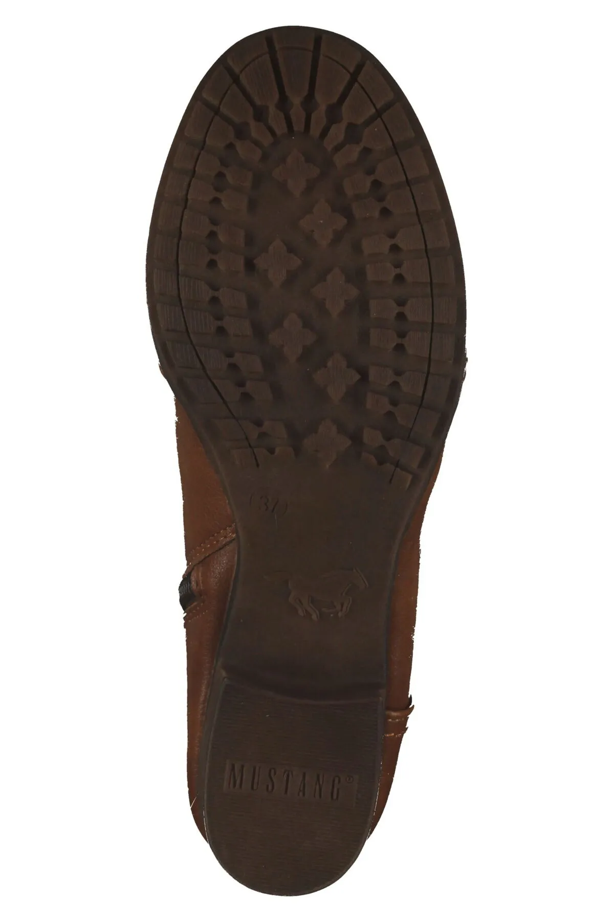 Mustang  Stiefelette - Braun - Blockabsatz
