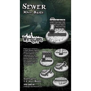 Malifaux: Sewer 30mm Bases