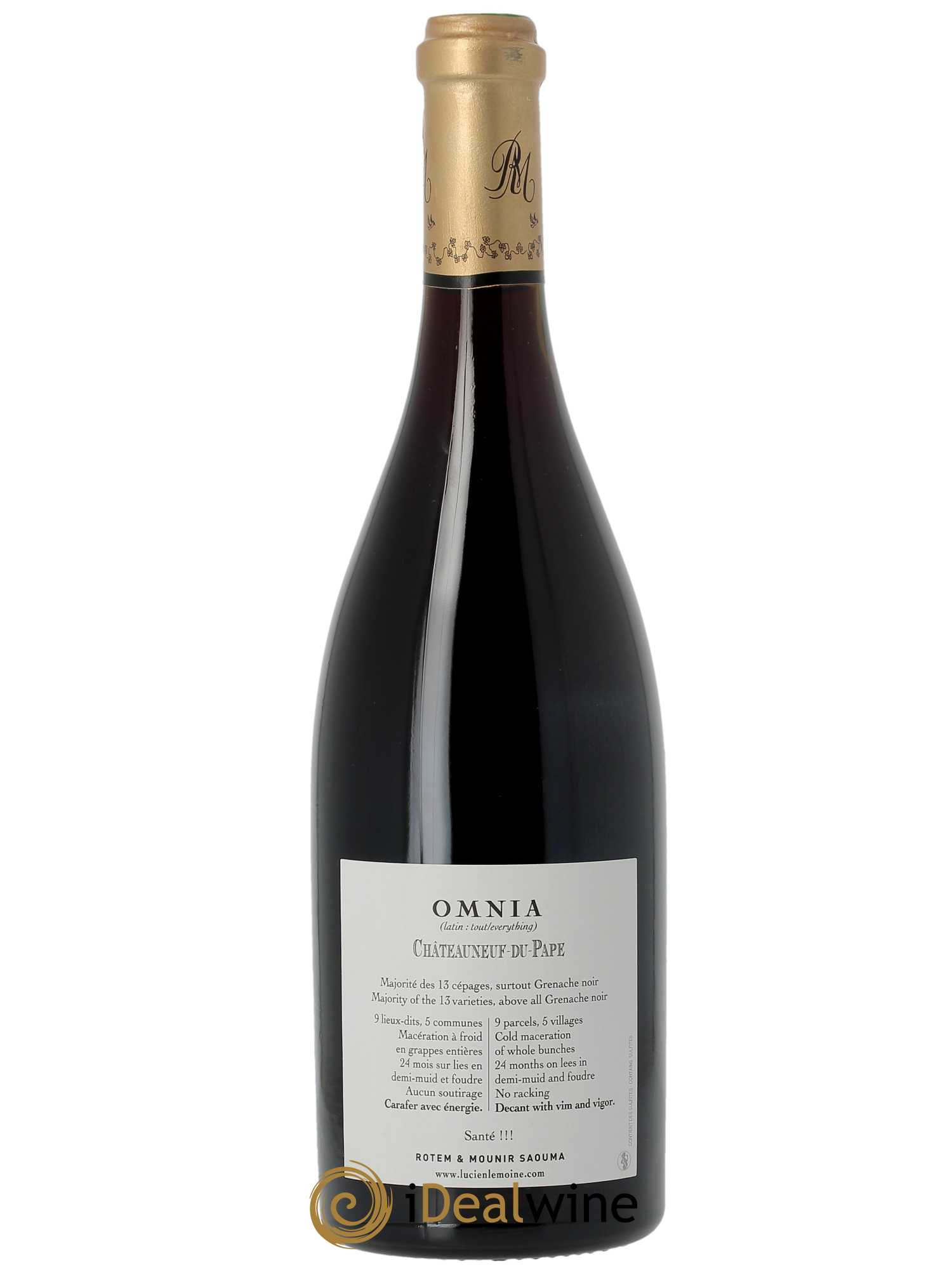Châteauneuf-du-Pape Omnia Rotem et Mounir Saouma  2020 - Lot de 1 Bouteille