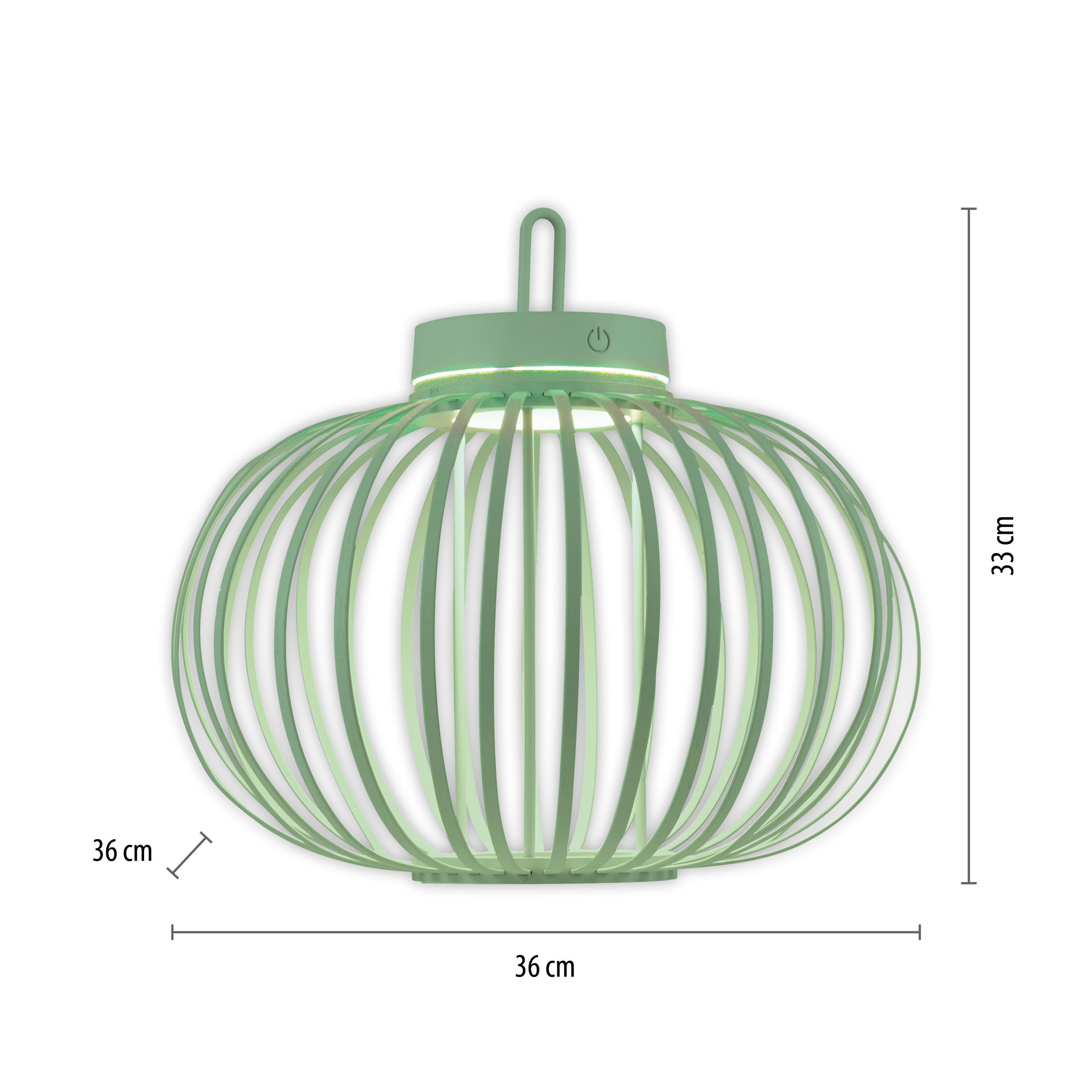 JUST LIGHT.LED-Akku-Tischleuchte 1flg