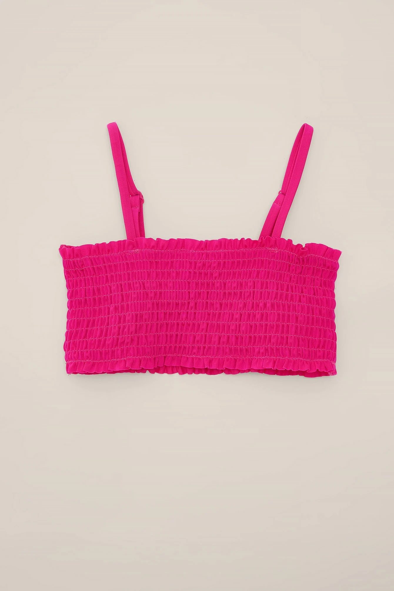 Gesmoktes Bikini-Oberteil