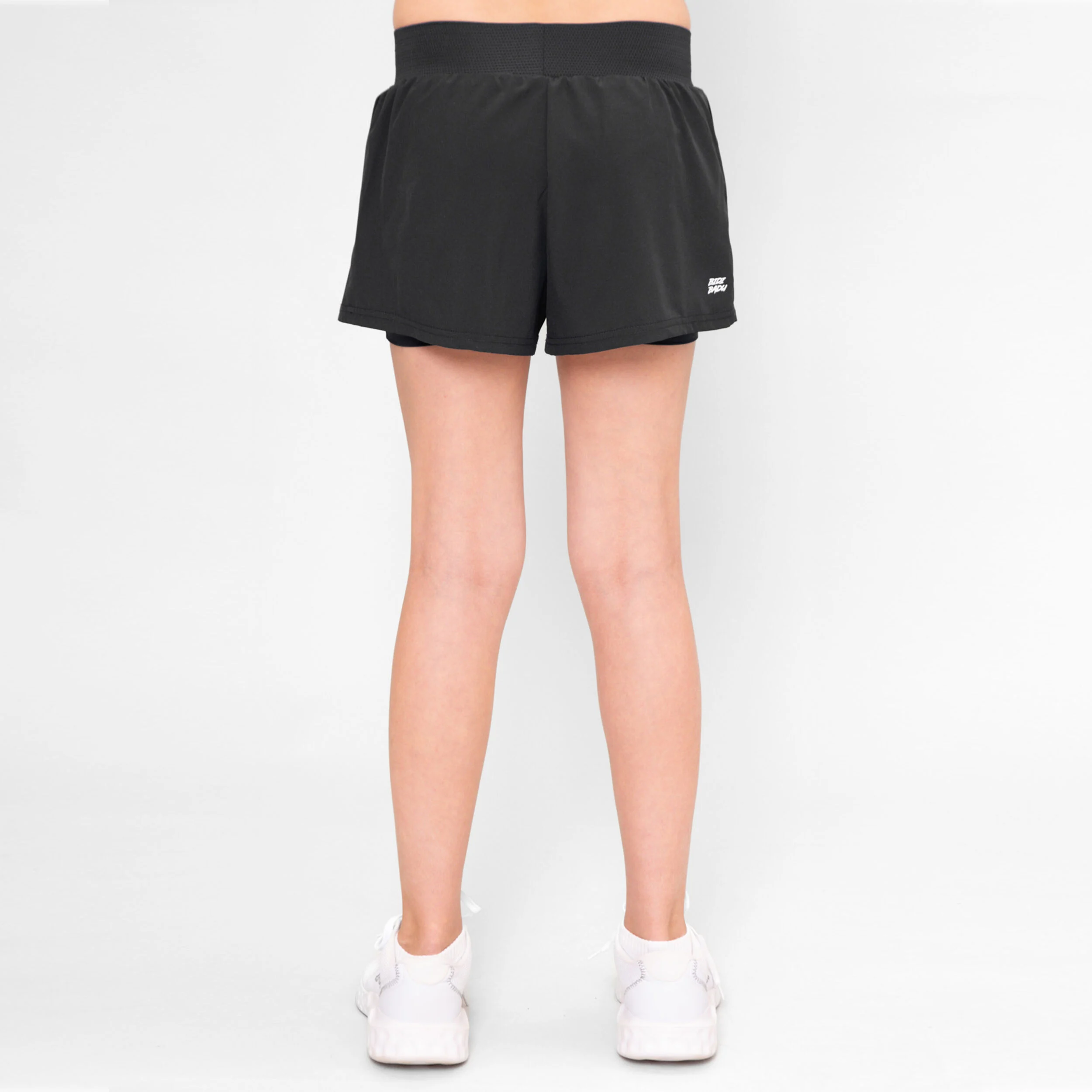 Crew 2in1 Shorts Mädchen - Schwarz