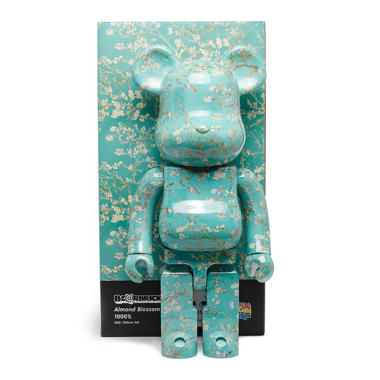 Medicom Bearbrick Van Gogh Almond Blossoms 1000% multicolor