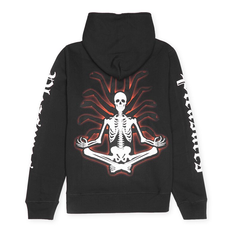 Pleasures Meditation Zip Hoodie black