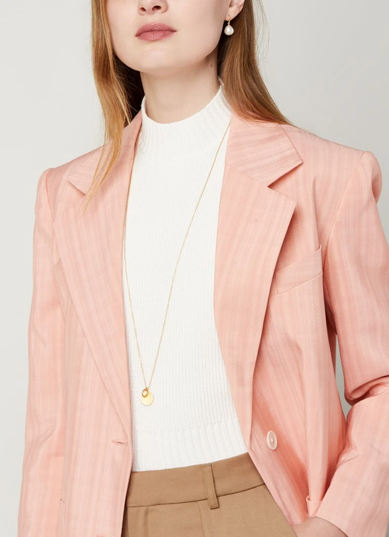 Pernille Corydon Coin & Circle necklace gold plated