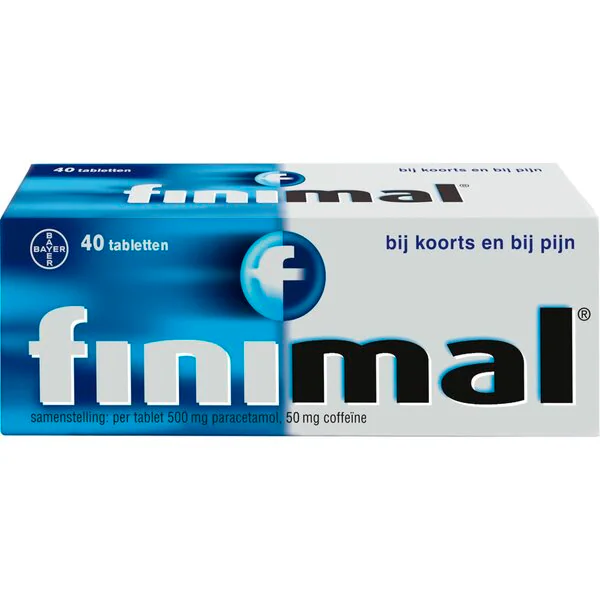 Finimal 500mg Paracetamol Geneesmiddel - 40 stuks