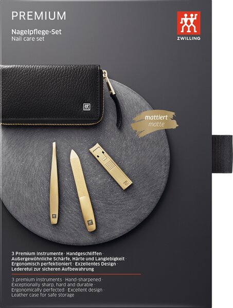ZWILLING Beauty Premium Nagelpflege-Set - black Maniküre-Set