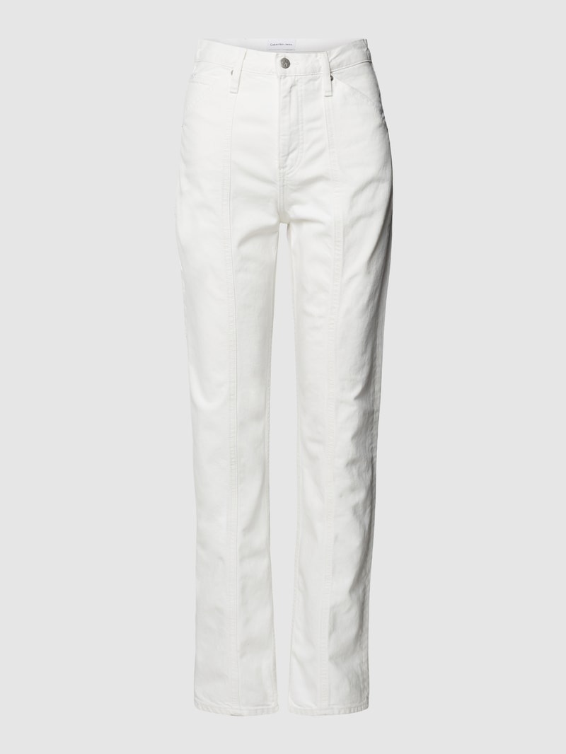 Straight Fit Jeans im 5-Pocket-Design Modell 'CARPEN' in offwhite