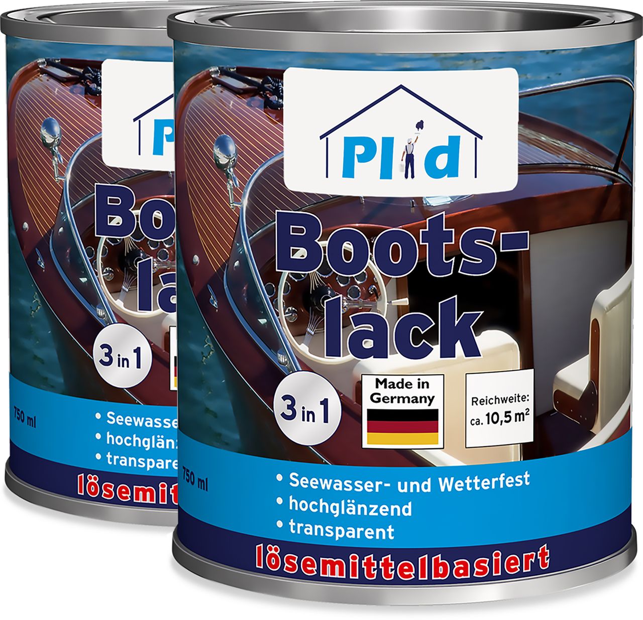 Plid Premium Bootslack Klarlack Parkettlack Holzlack Farblos Farblos