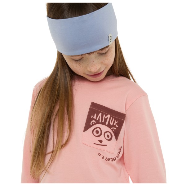 Namuk - Kid's Teri Merino Pocket Longsleeve - Merinoshirt