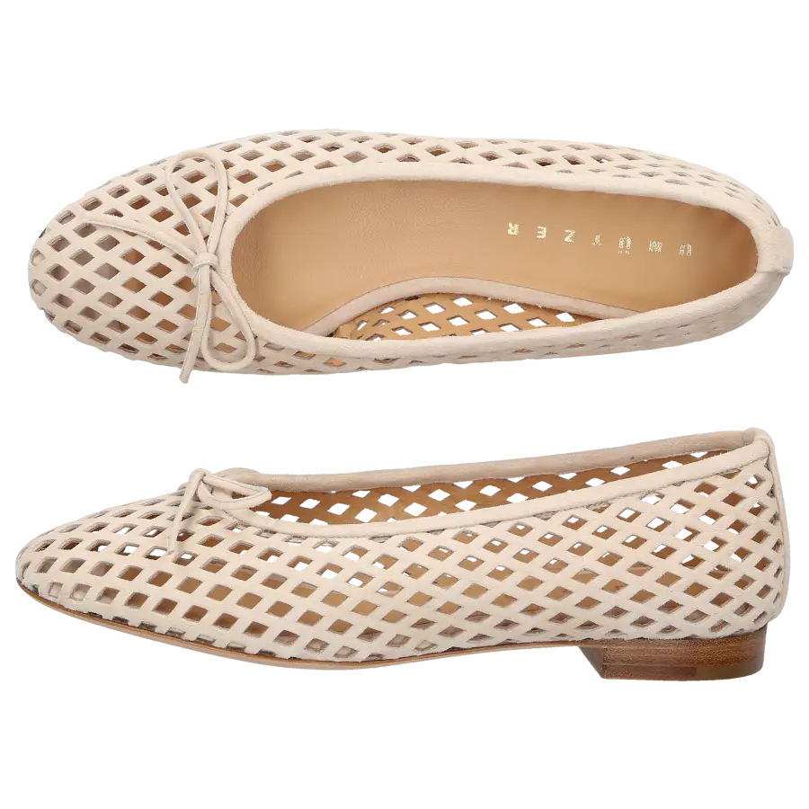 Unützer - Ballerinas 942100 Nubukleder - beige