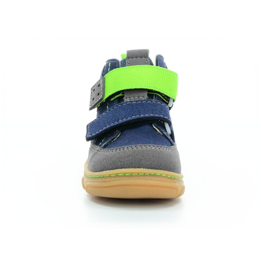 Ricosta Joki Ocean/Graphit blaue Barfuß-Stiefeletten