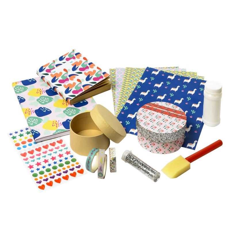 Coffret création boites et carnets à personnaliser Oxybul
