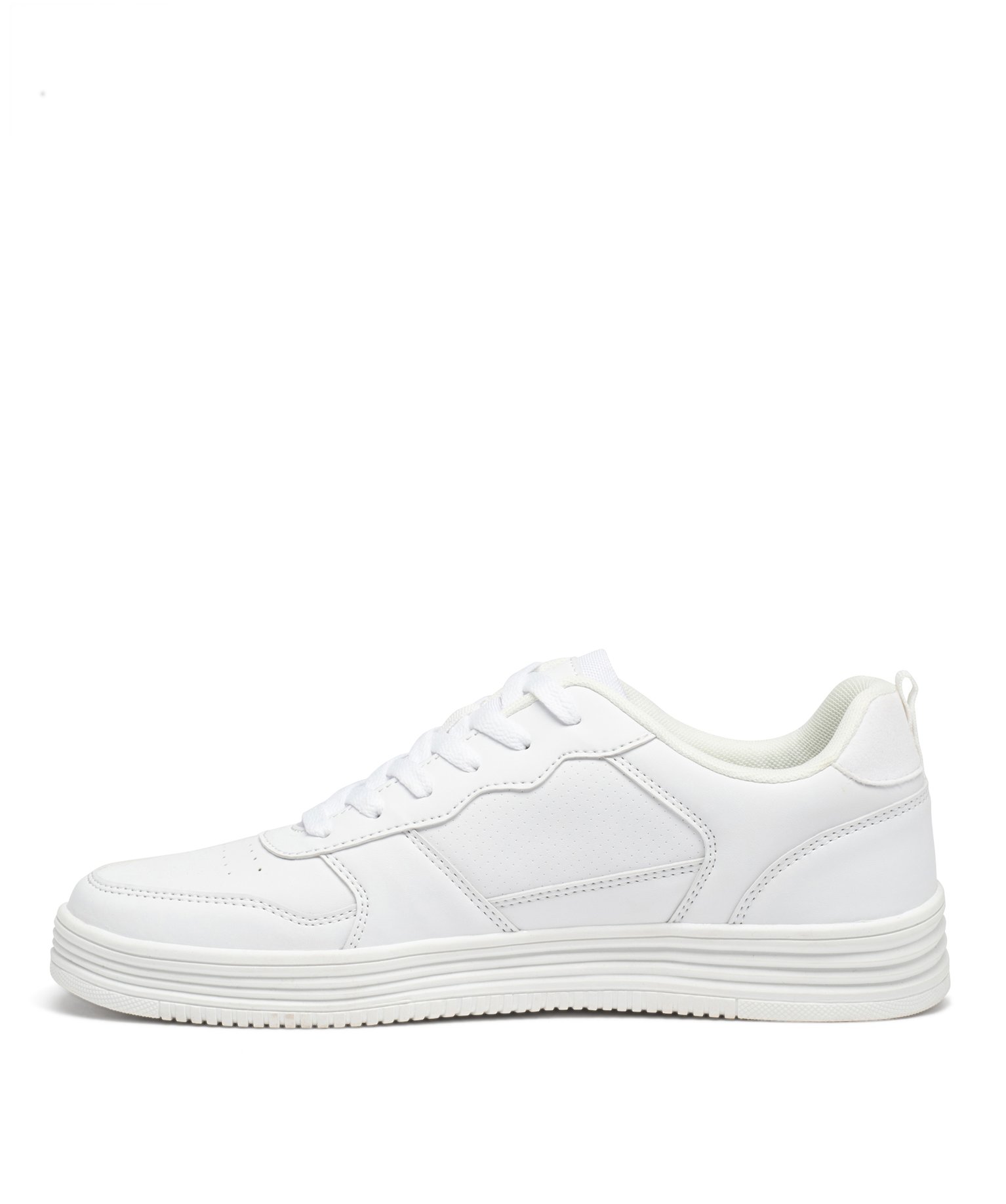 Baskets homme unies à lacets - Kappa blanc | GEMO