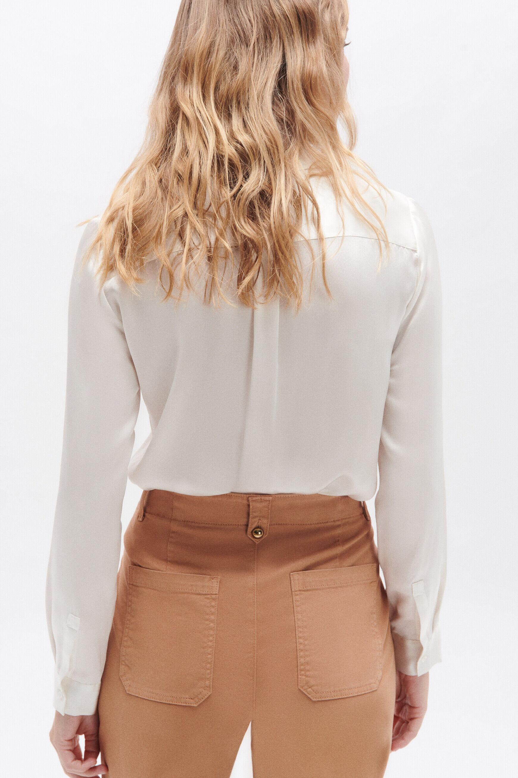 Pantalon stuart camel femme
