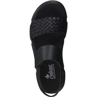 Rieker Sandale in schwarz