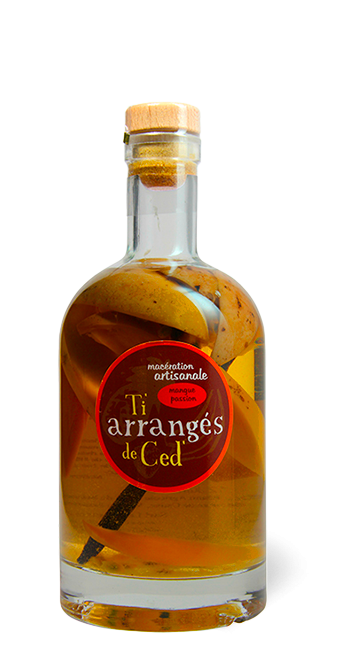 Punch au rhum / France Les Rhums de Ced (Mangue-passion) 70 cl - Ti arrangés de Ced' -