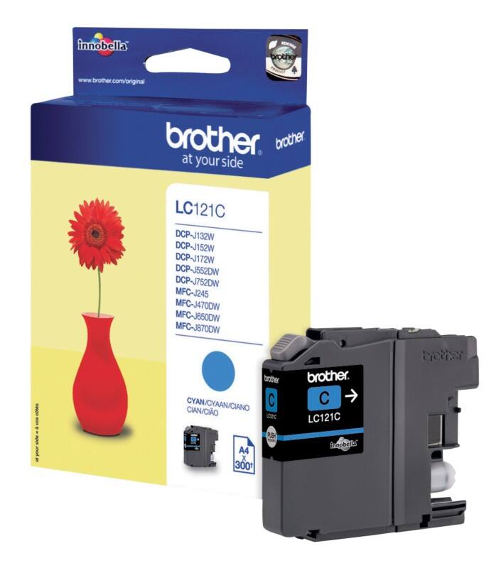 Brother LC121C Original Tintenpatrone Cyan