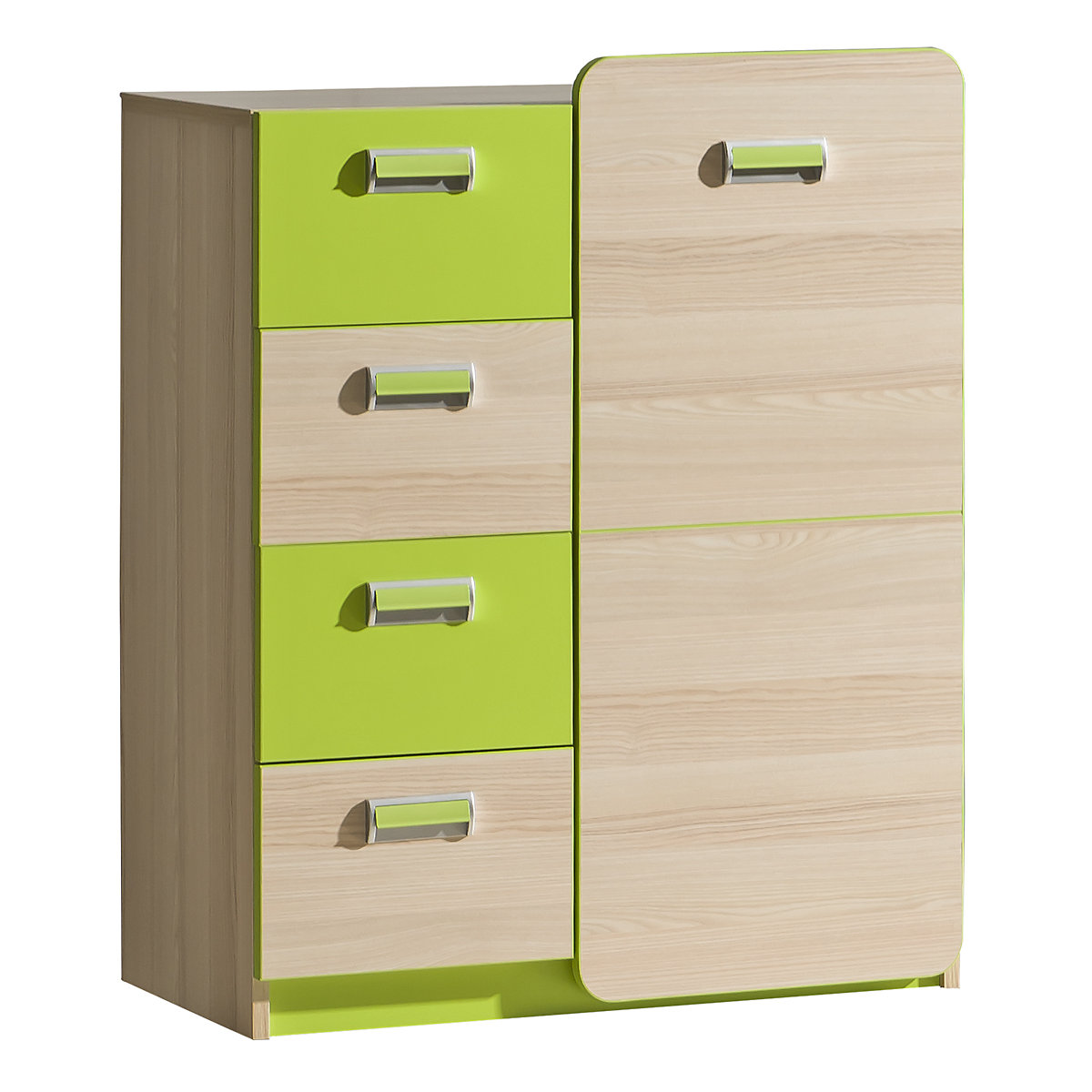 Jugendzimmer Set Lorento 8 teilig grün