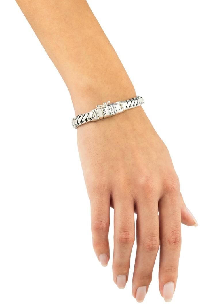 Buddha to Buddha  Ben XS schakelarmband van zilver