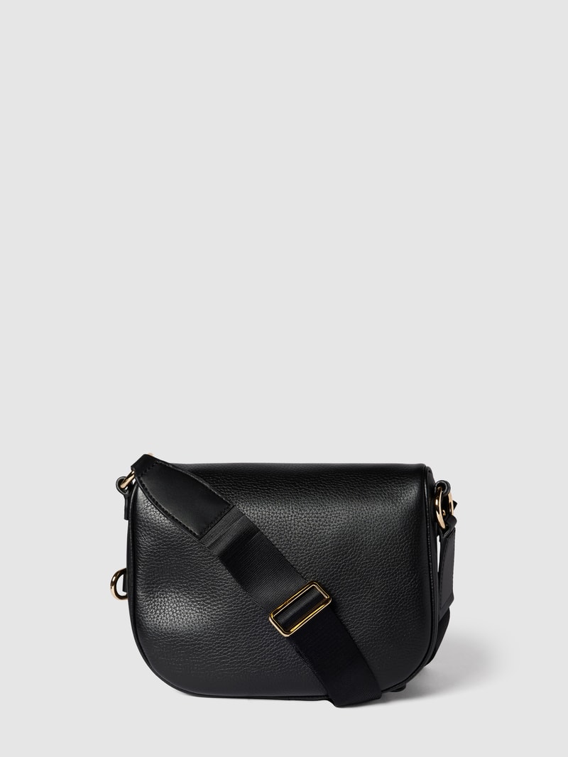 Bauchtasche mit Strukturmuster in schwarz