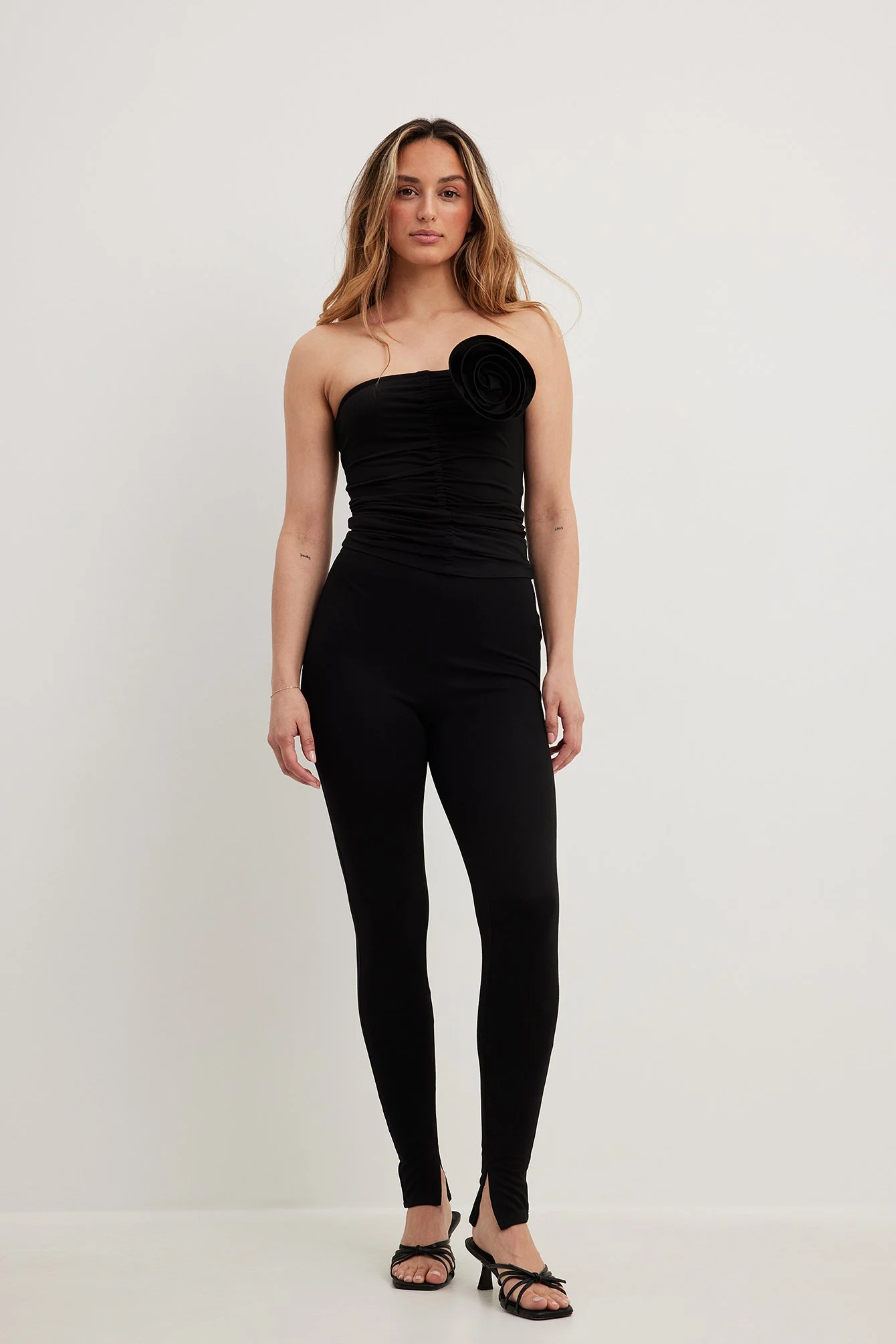 Jersey-Hose mit Schlitzdetail