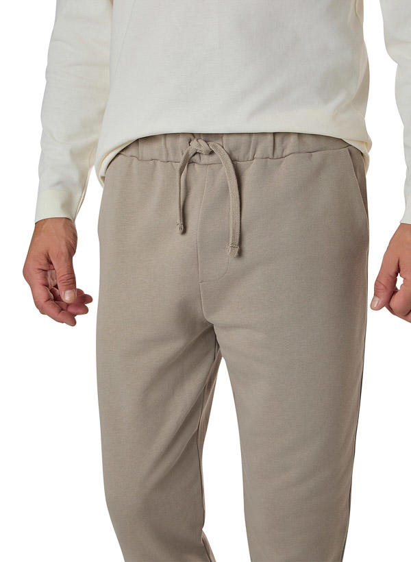 BOGGI MILANO, Sweatpants, Bio Baumwolle, taupe