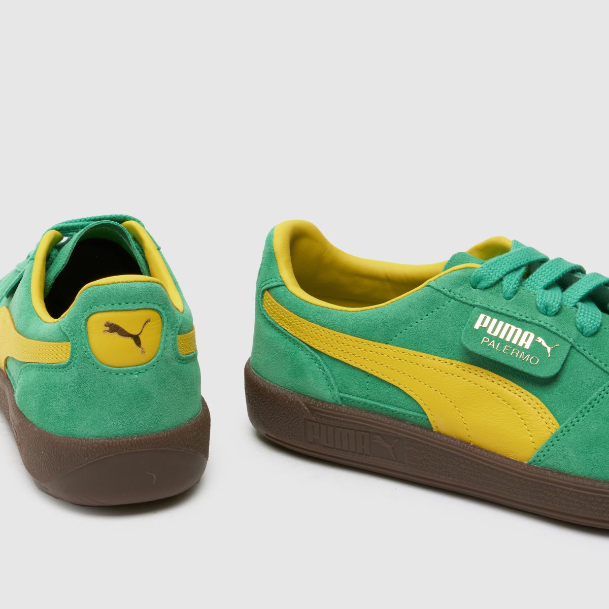 PUMA – Palermo – Grönt/Multifärgat mönster