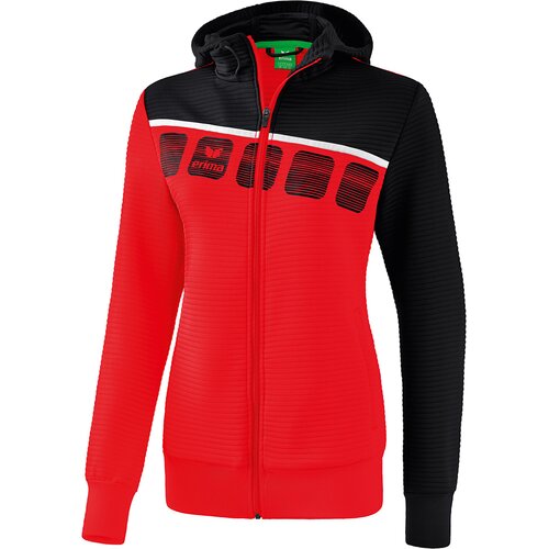 FUSSBALL - TEAMSPORT TEXTIL - JACKEN 5-C TRAININGSJACKE KAPUZE DAMEN