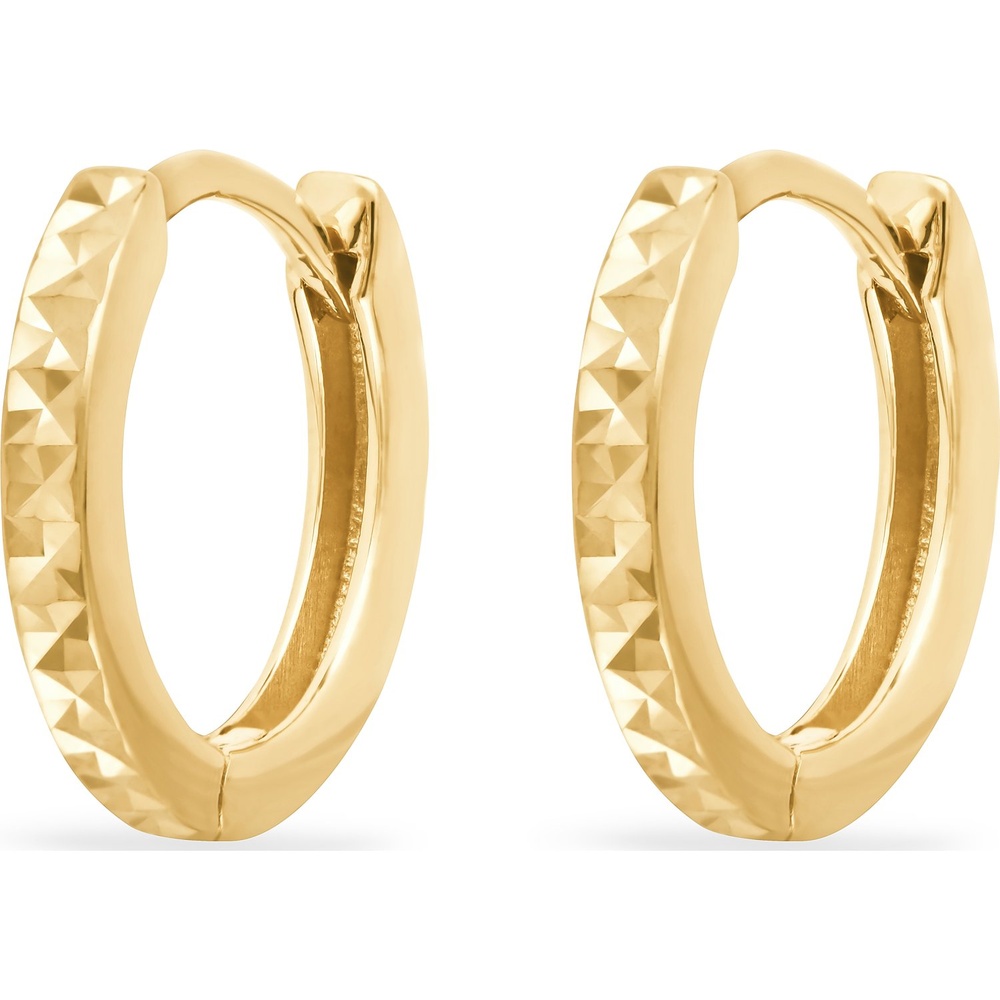 FAVS Créoles 585 Or jaune Boucles d'oreilles