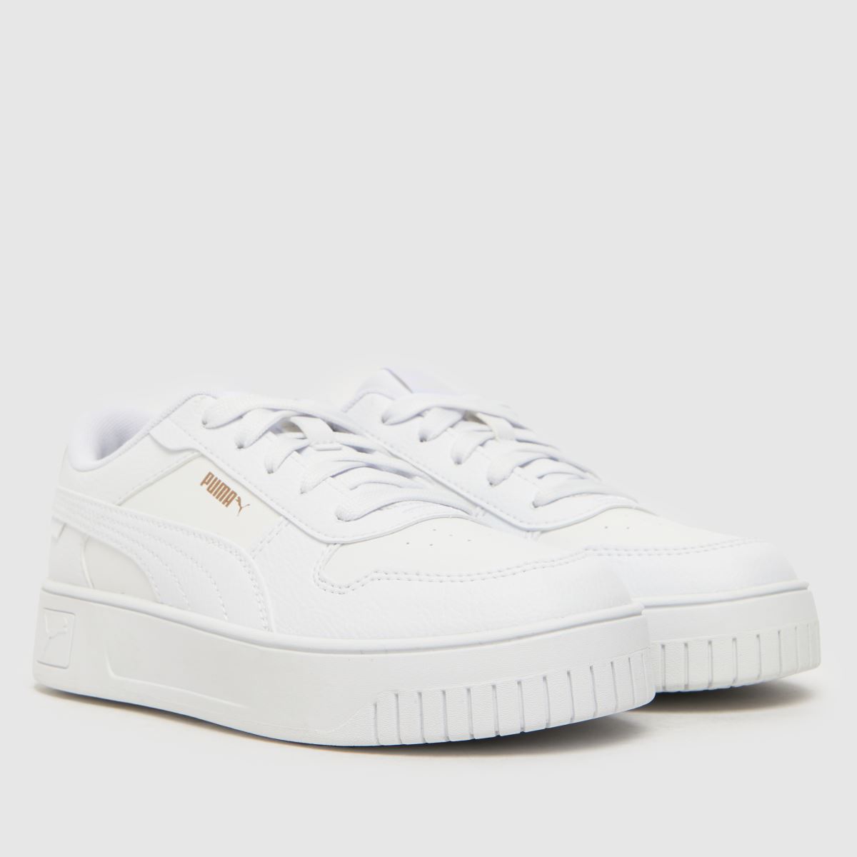PUMA vita Carina Street flickor juniorsneakers