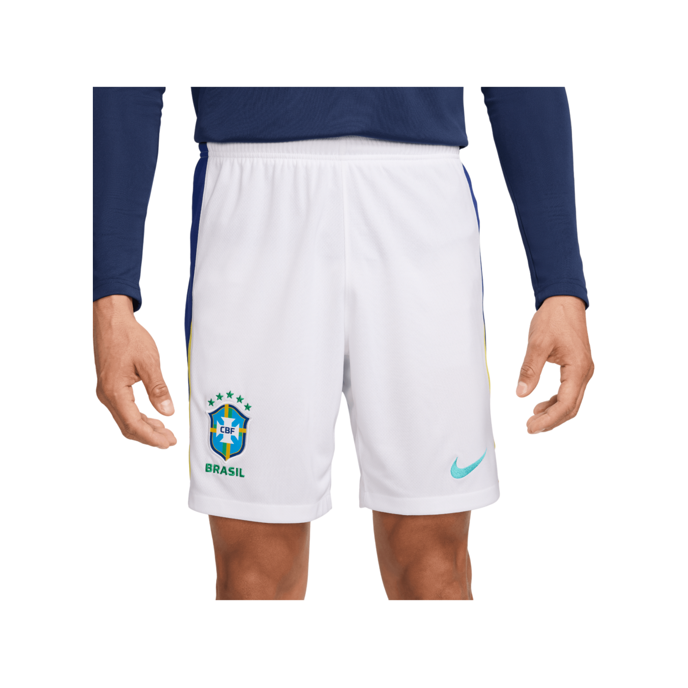 Nike Brasilien Short Away 2024 Weiss F100