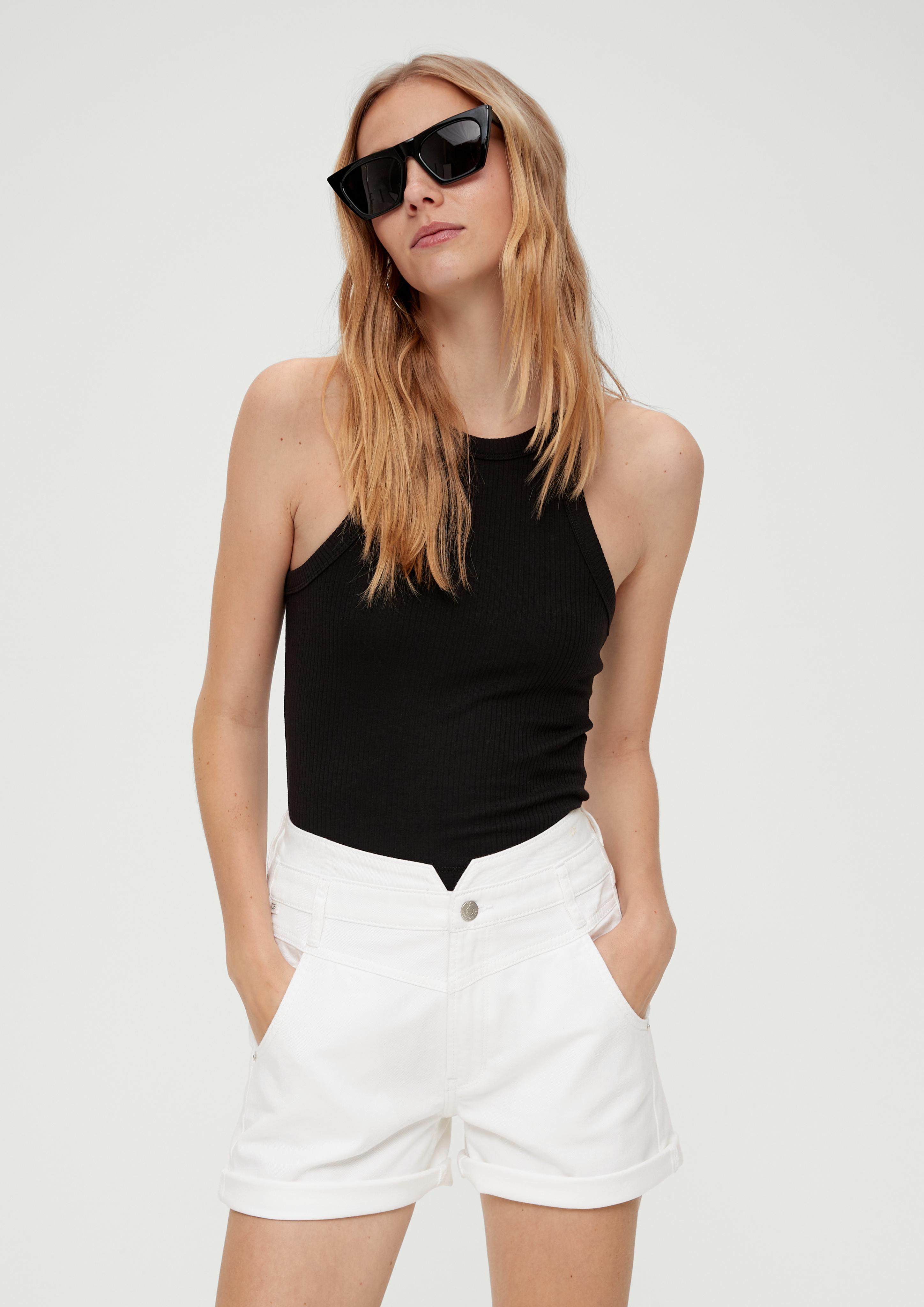 Jeans-Shorts Mom / Relaxed Fit / High Rise / Straight Leg  2131172-0100