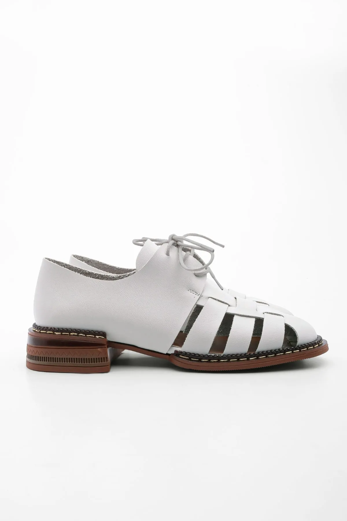 Marjin  Damen Oxford-Schuhe Low-Cut-Freizeitschuhe Fice grau
