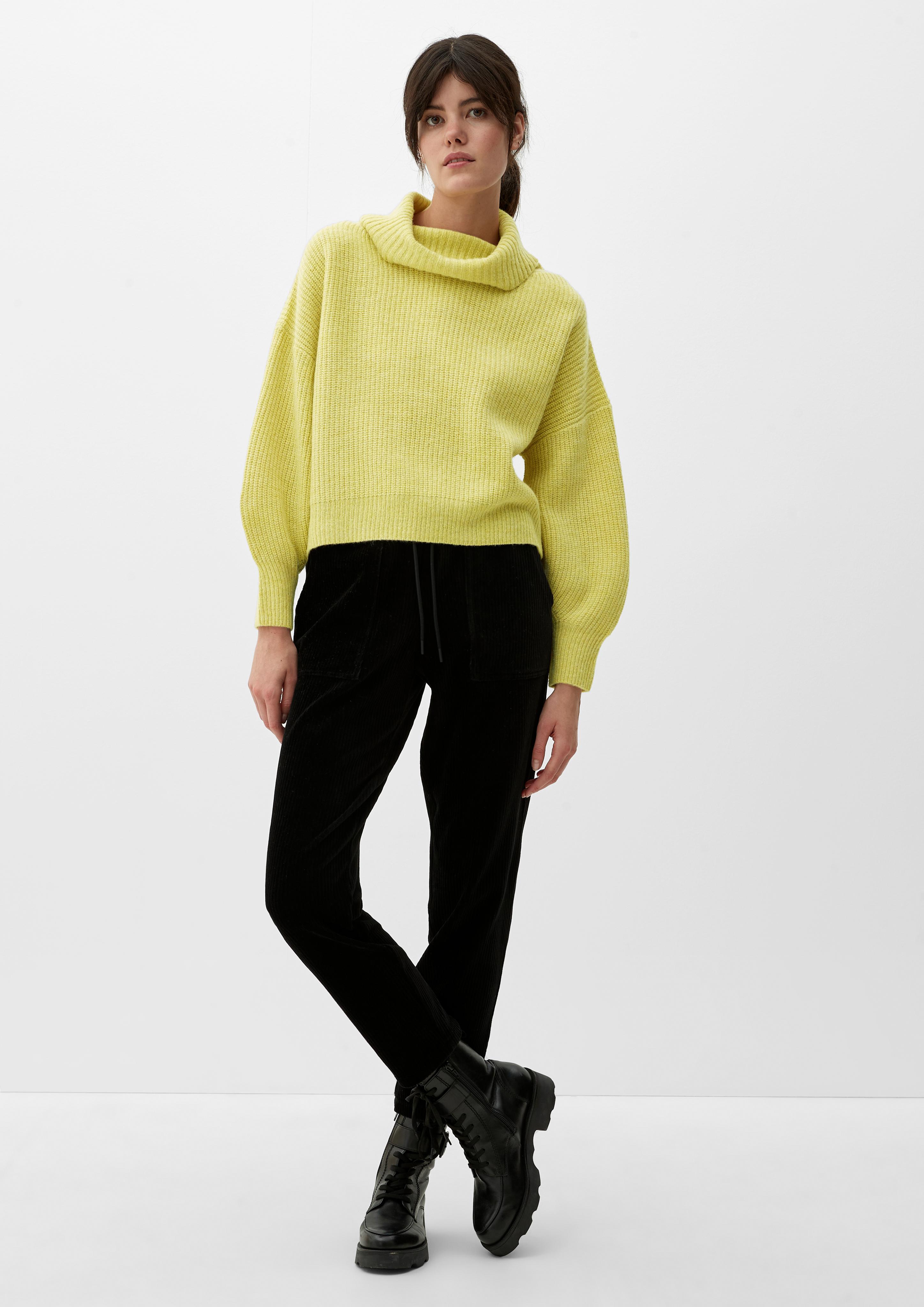 Strickpullover aus Wollmix  2121163-1491