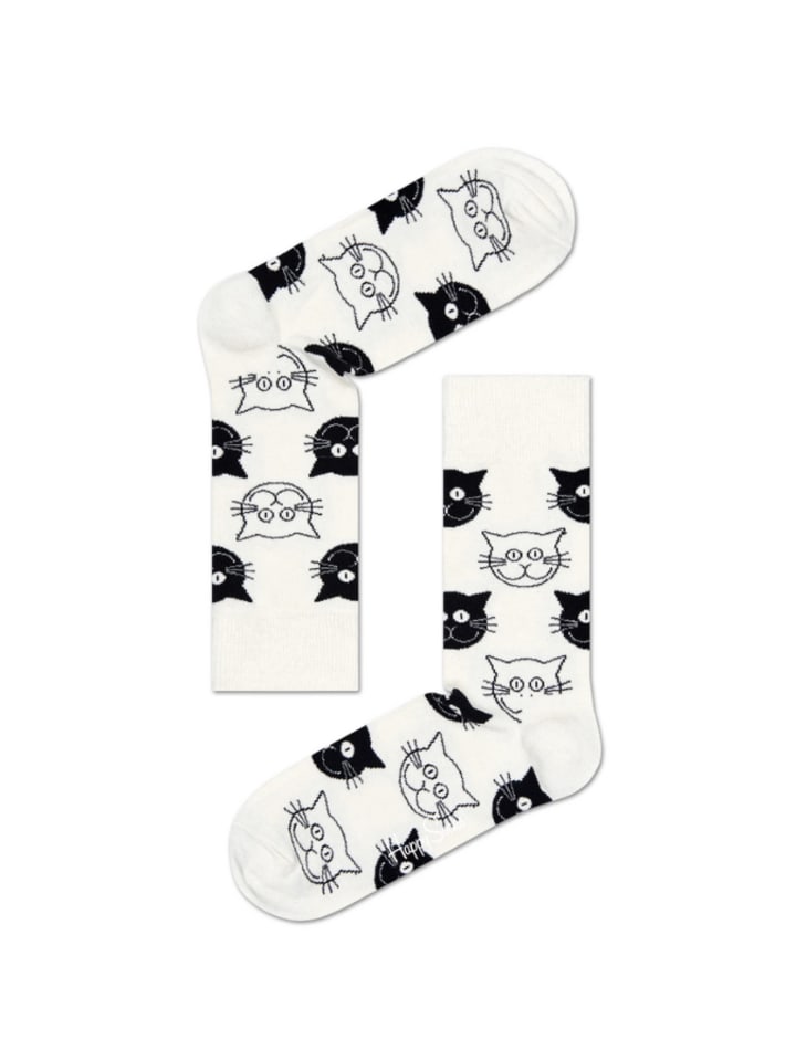 Happy Socks Socken in Creme günstig kaufen