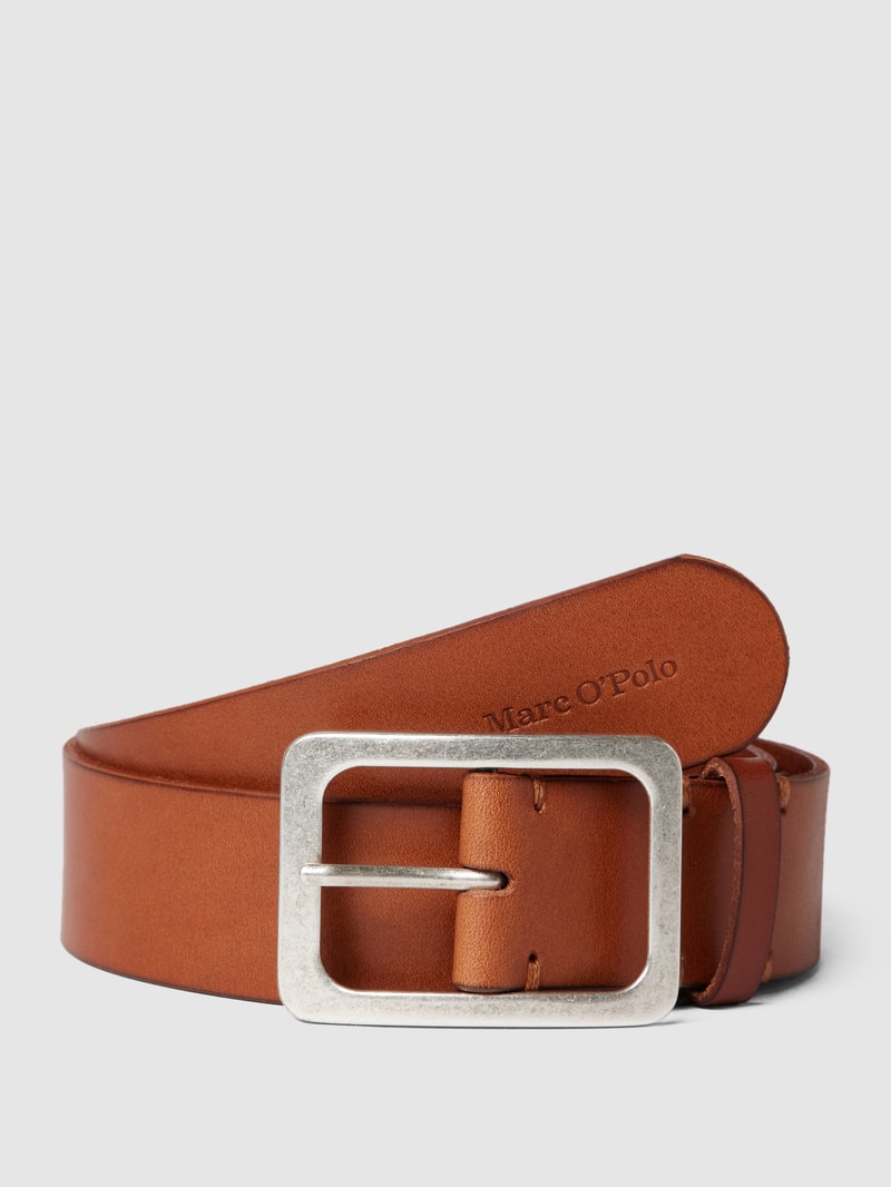 Gürtel aus Leder Modell 'Erica' in cognac