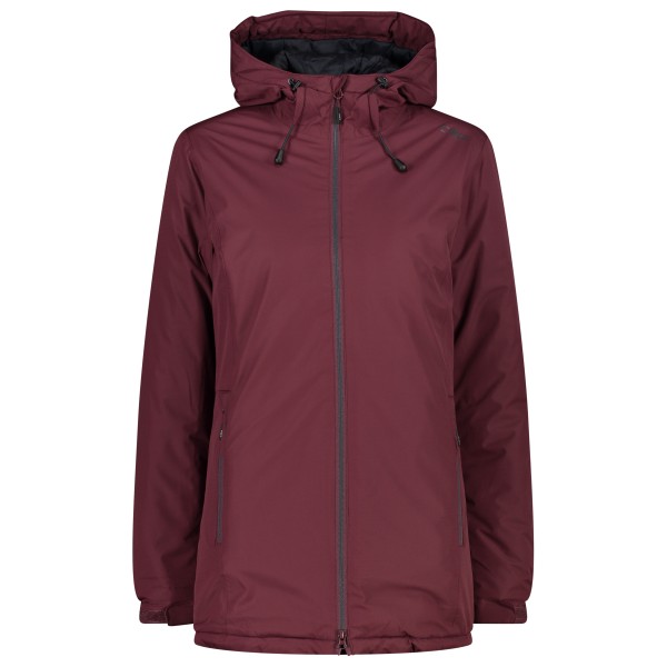 CMP - Women's Jacket Long Fix Hood Ripstop - Mantel