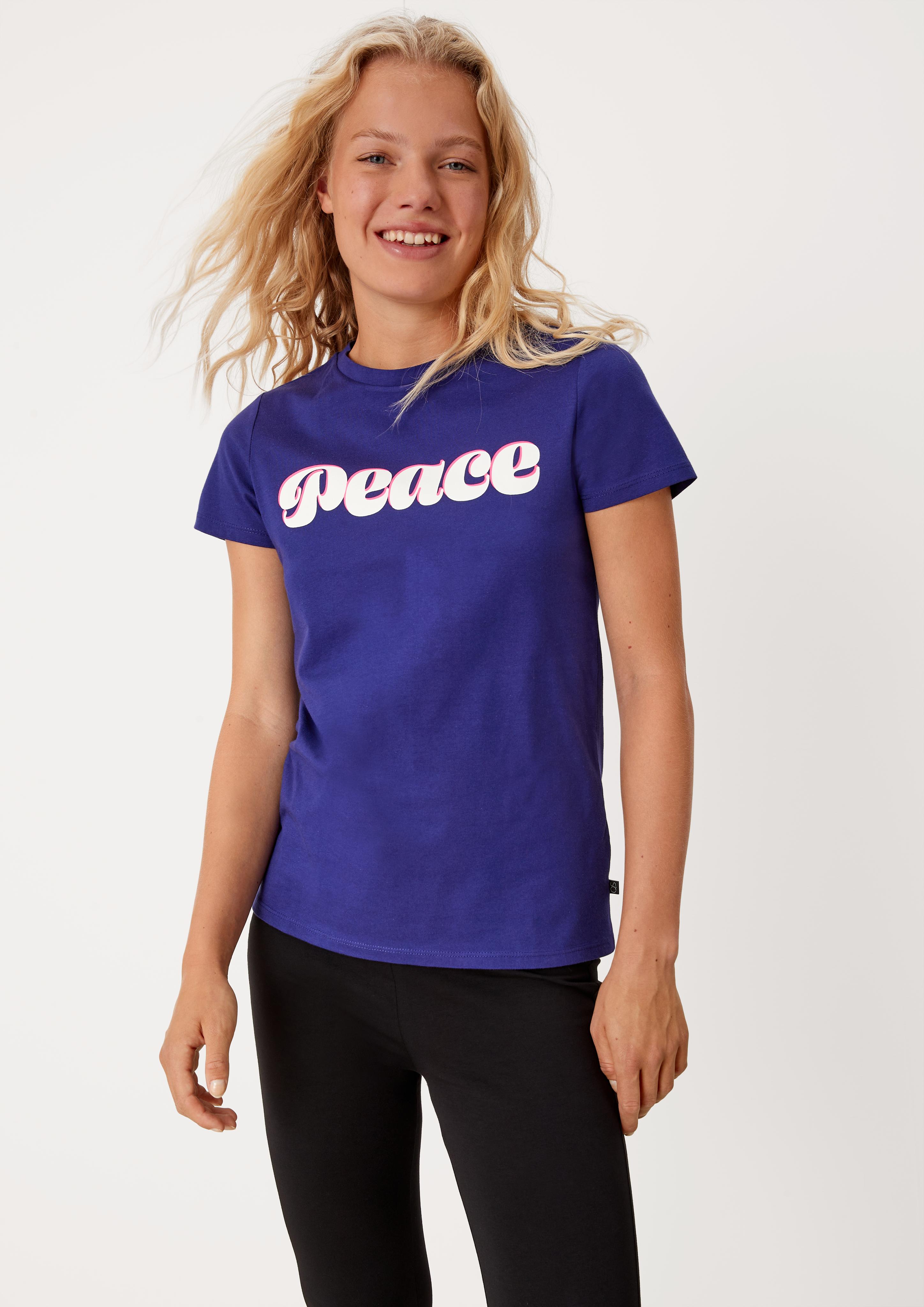 Jerseyshirt mit Schriftprint  2124660-56D0