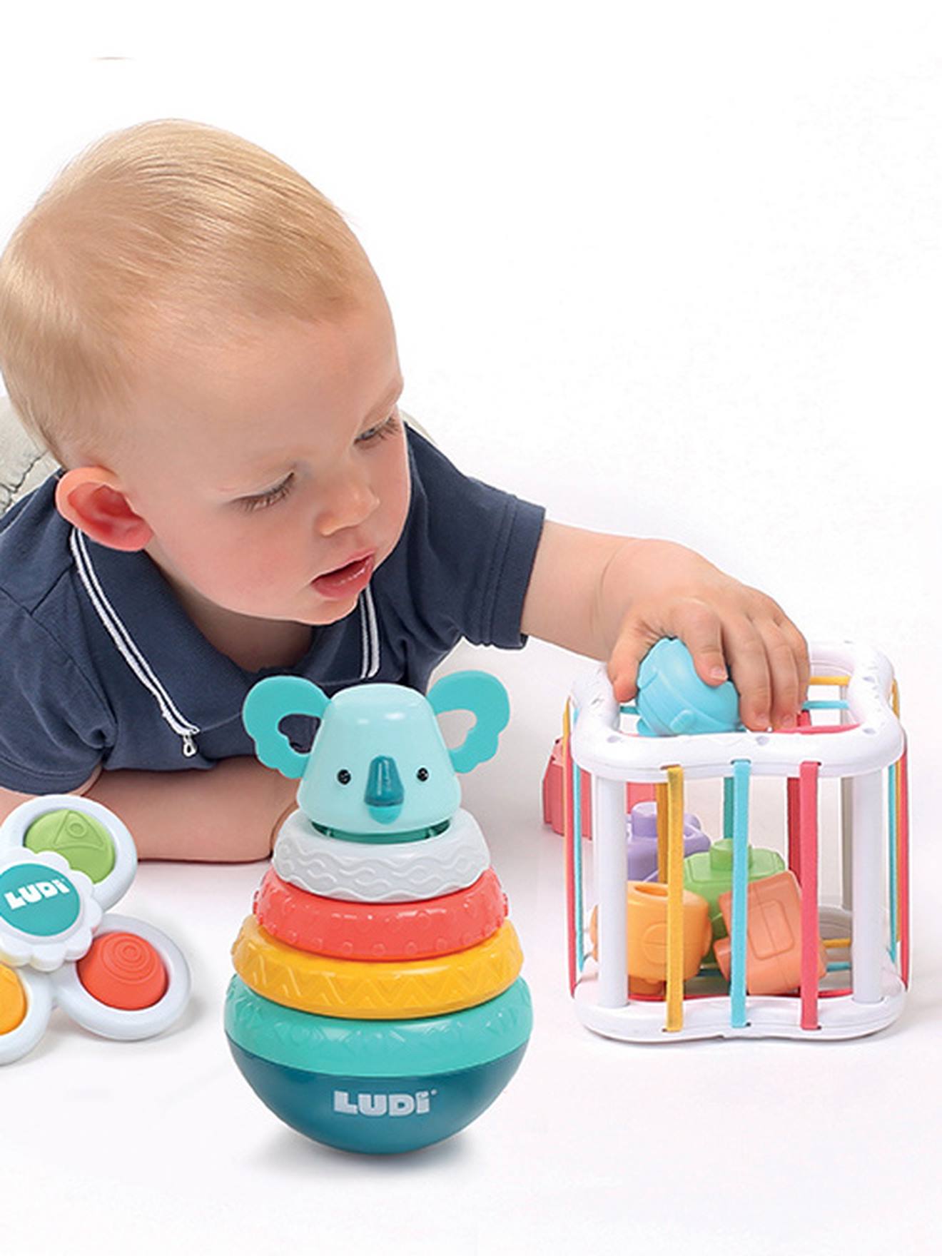 Ludi Baby Greifspielzeug-Set LUDI - mehrfarbig