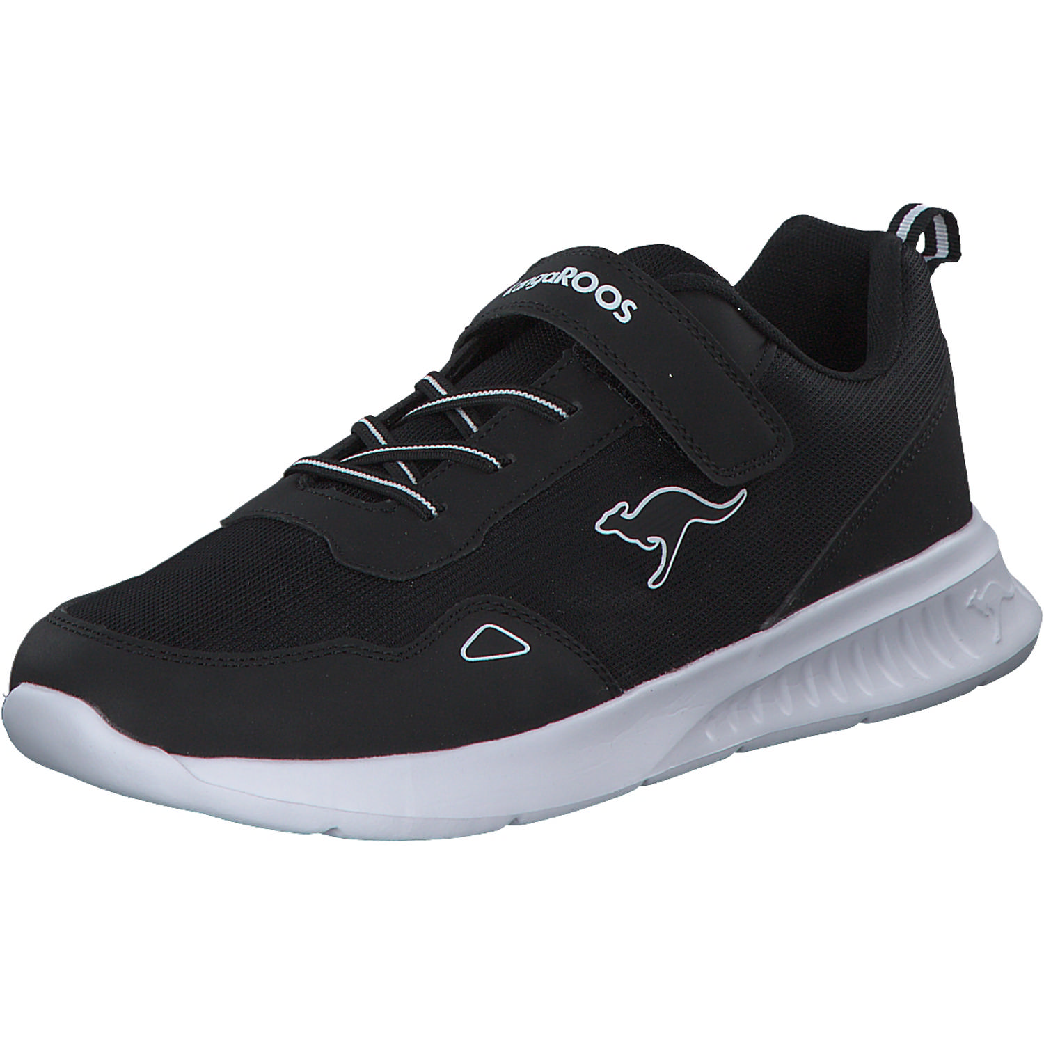KangaROOS KL-Win EV 10132, Sportliche Slipper, Kinder, Schwarz