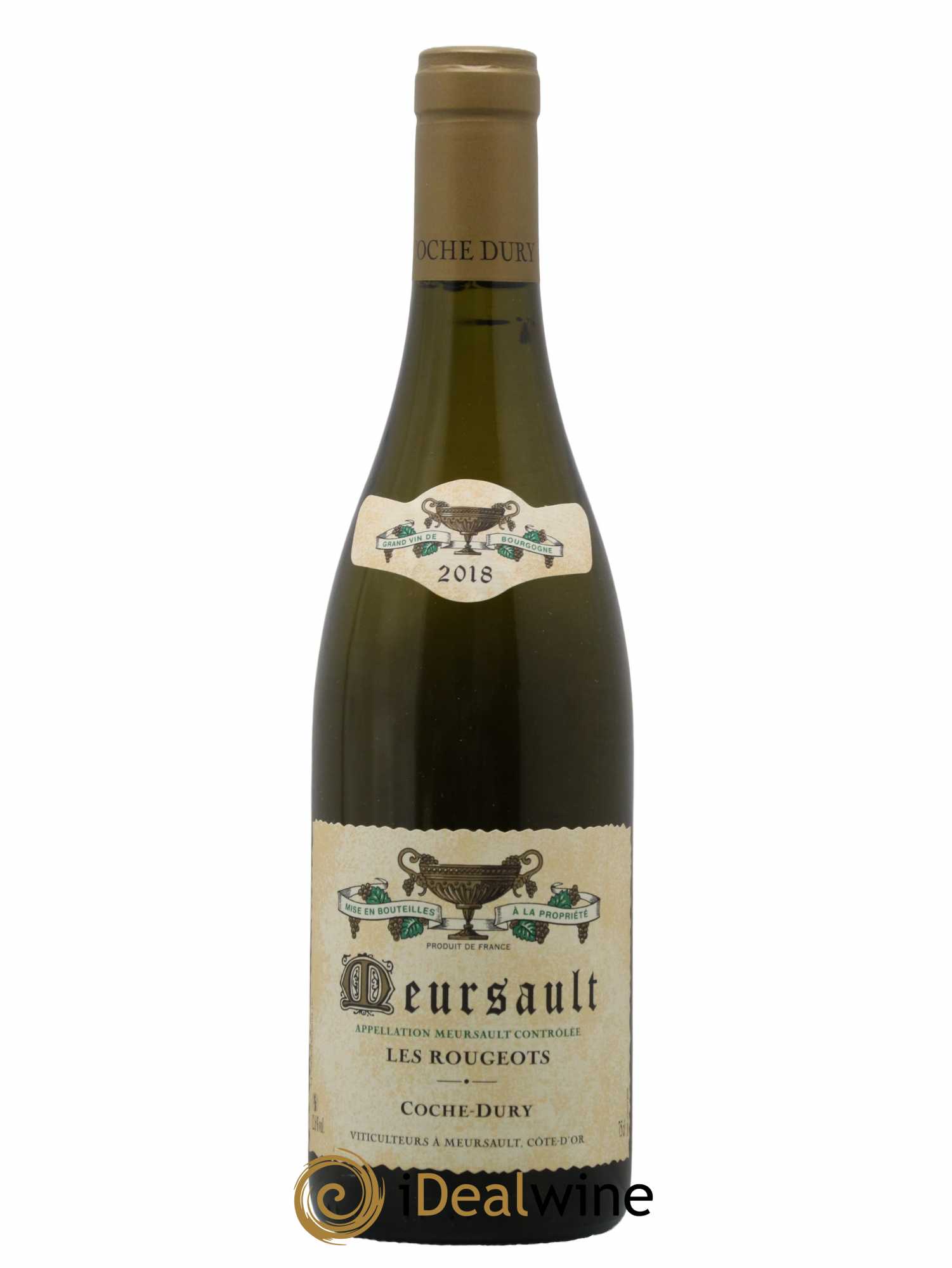 Meursault Les Rougeots Coche Dury (Domaine)  2018 - Lot de 1 Bouteille